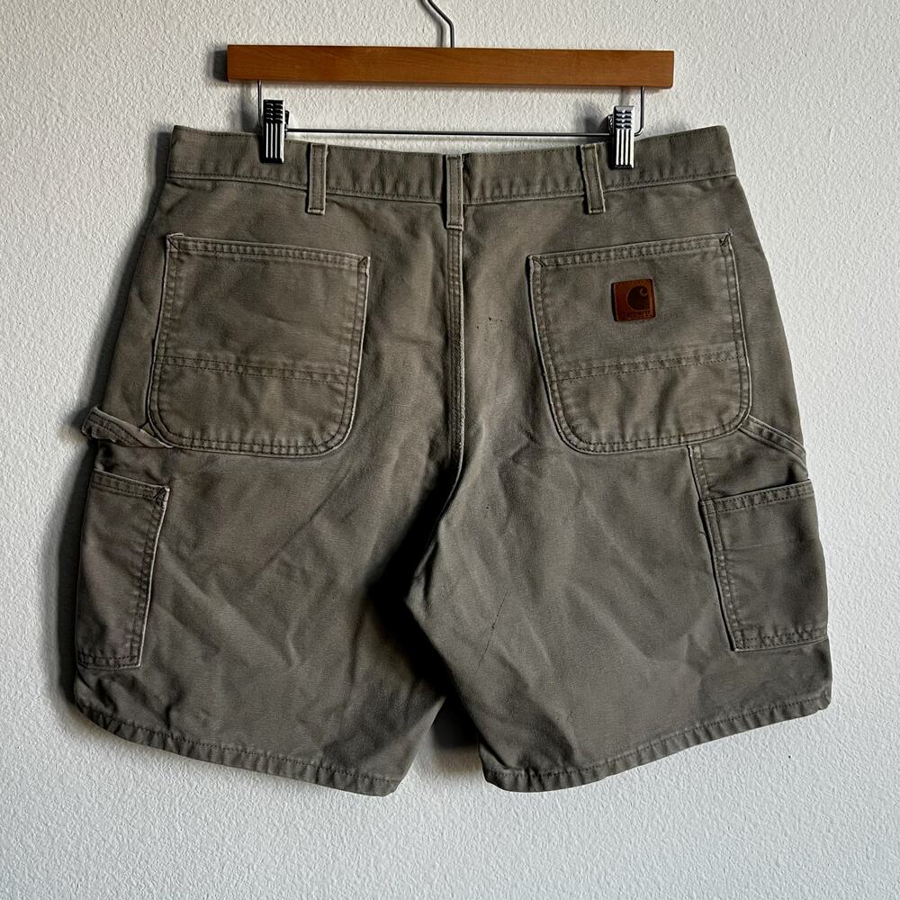 Carhartt B25 DES brown work wear carpenter shorts